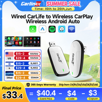 CarlinKit X1CA Baidu Carlife Wired to Wireless CarPlay Android Auto Adapter 2in1 Streaming Box Plug and Play Auto connect 2.4G+5