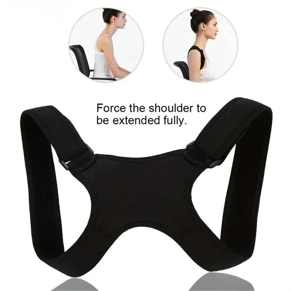 1 Piece of Back and Shoulder Posture Correction Belt, Suitable for Correcting Hunchback and Relieving Back Pain