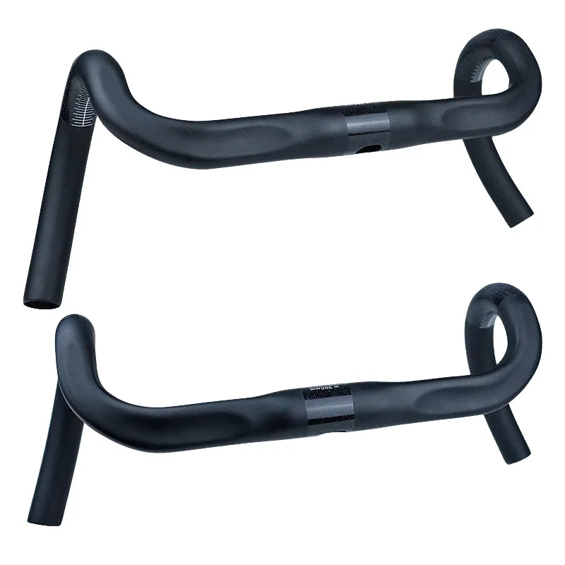 AliExpress NONE T1000 Carbon Gravel Handlebar Light Bent Racing Bicycle Internal Cables Road Handlebars 300/320/340/360/380/400/420/440mm