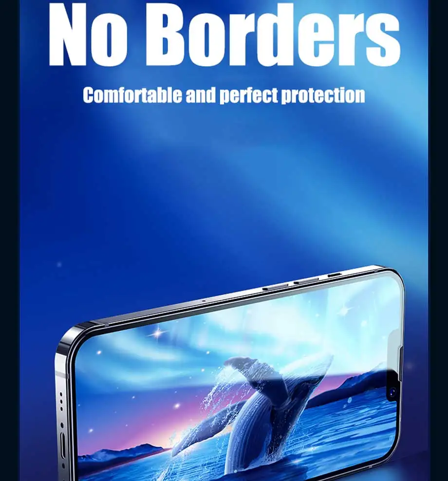 4PCS Tempered Glass for iPhone 11 12 13 14 15 16 Pro Max XR X XS Screen Protector on for iPhone 12 13 Mini 7 8 6 Plus SE Glass
