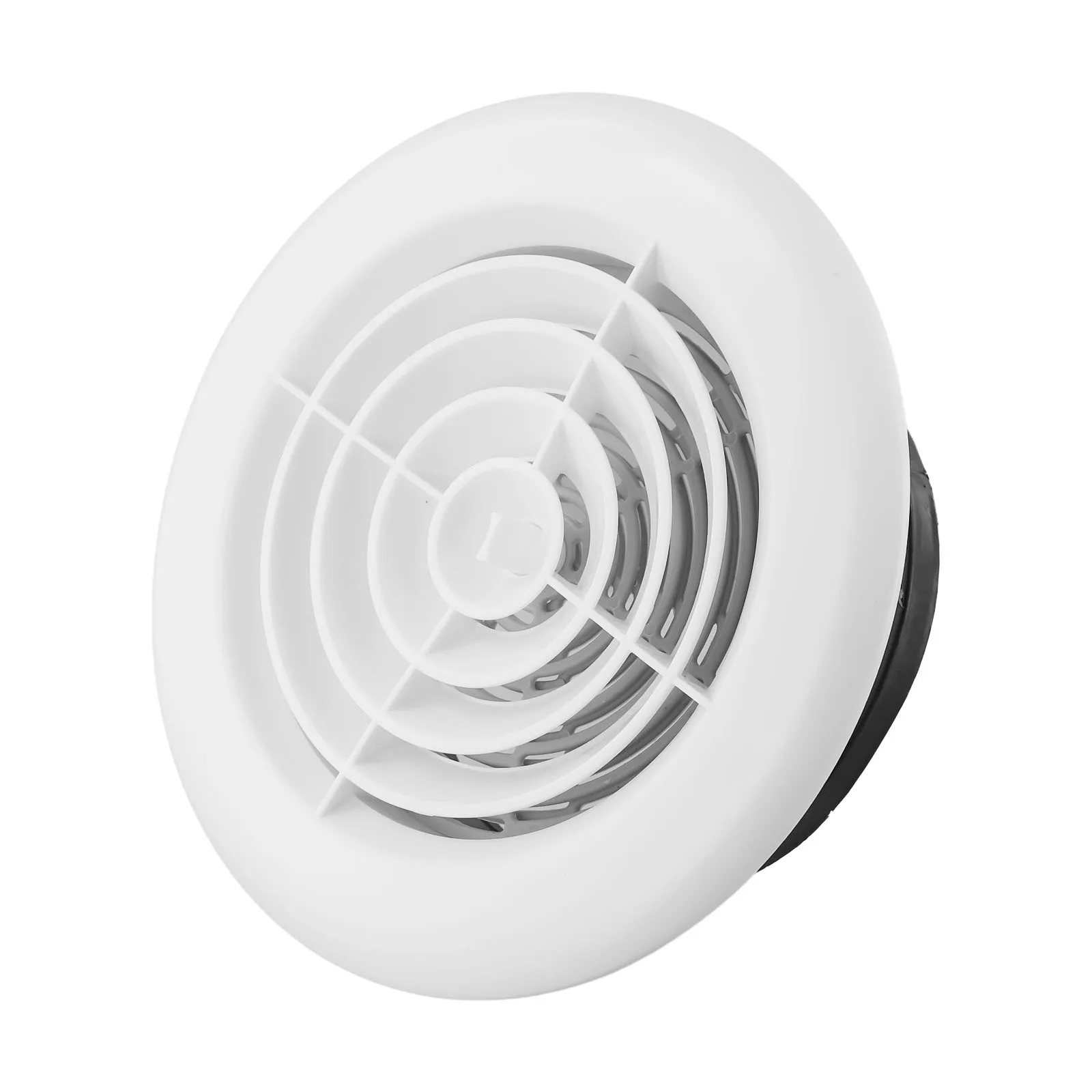 Adjustable Air Ventilation Grill Outlet Cover Round Ducting Ceiling Wall Hole Air Vent Grille Louver Air Outlet Fresh System