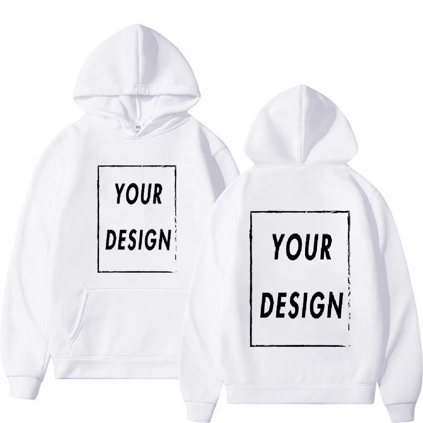 Customized Printed Men Women Hoodie Loose Casual Clothing Fashion Long Sleeve Hooded Pullover Personality Streetwear Sweatshirts