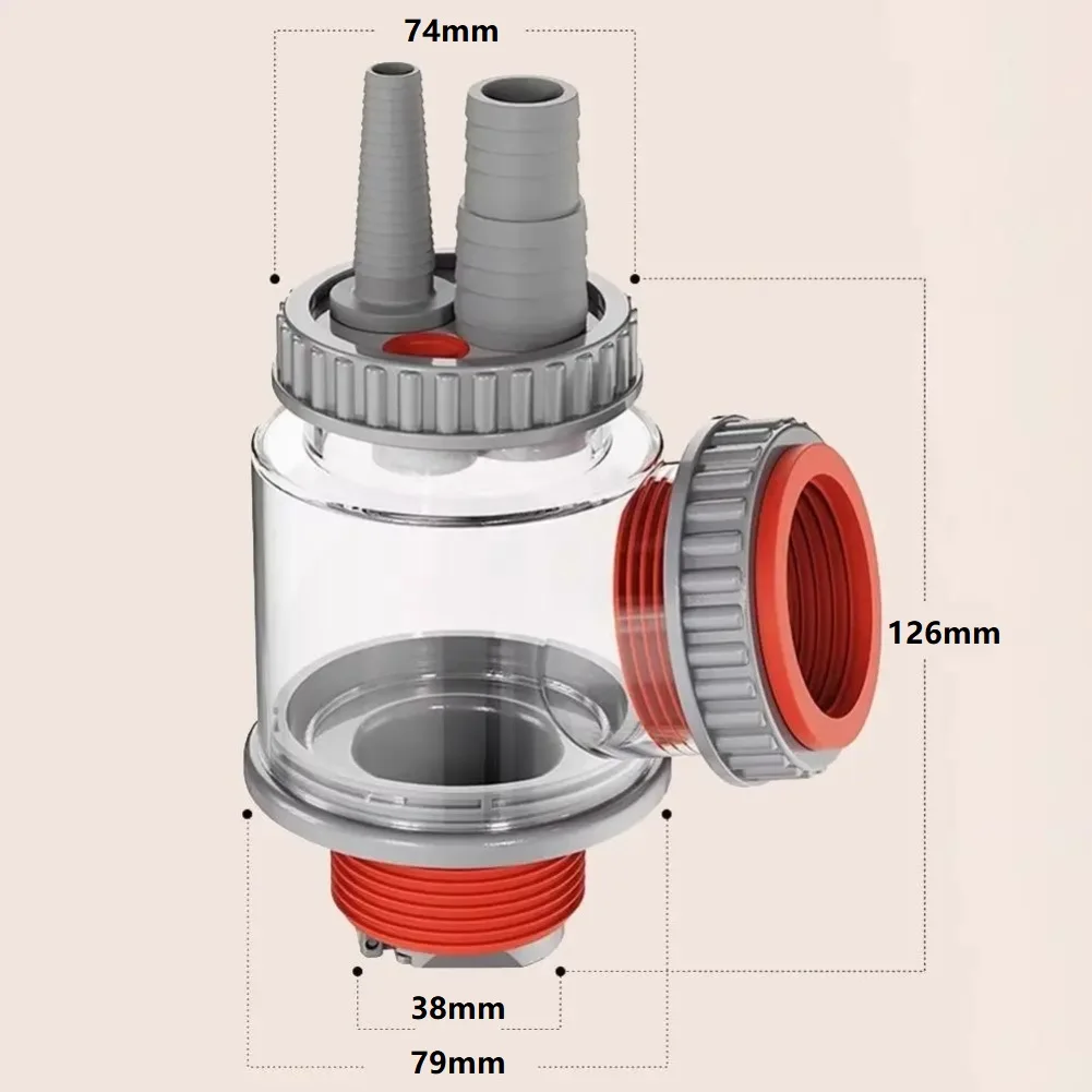 5 in 1 Kitchen Sink Drain Pipe Adapter for Sewer Branch and Multi Appliance Drain Integration Including Dishwasher