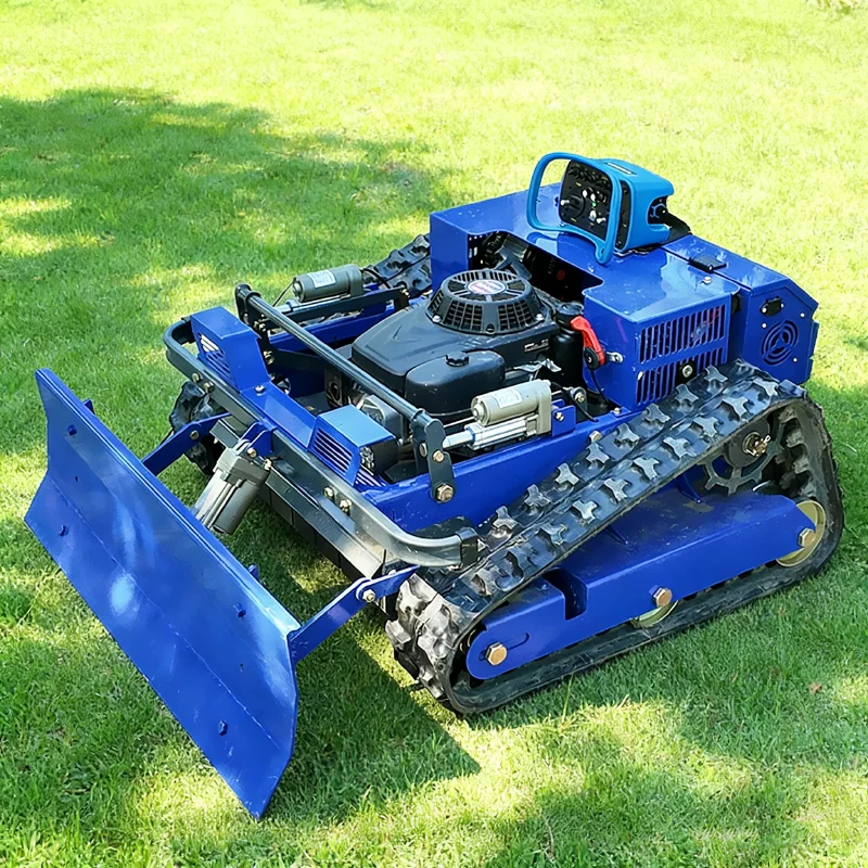 

Customized agricultural and forestry machinery remote control lawn mower track chassis stable slope mountain without slipping