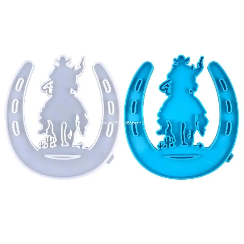 

Wall Hanging Horseshoe Mould Cowboy Rider Silicone Moulds Epoxy Resin Mould Dropship