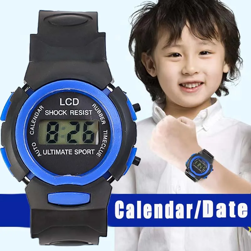 

Children Sport Watch Watches Kids Digital Watch Silicone Strap Digital Watch For Kid Children Student Girl Boy Wristwatch Clock