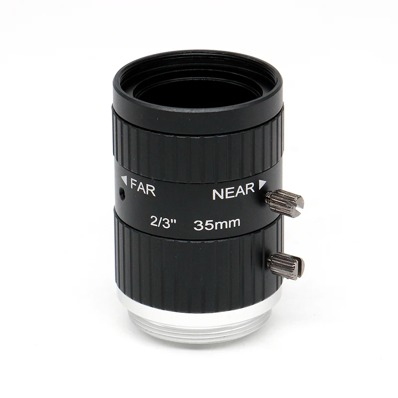 

10MP 2/3" 35mm C-Mount Machine Vision Lens Low Distortion 4K Lens for UHD Industrial Network CCTV IP Security Cameras SL-0415