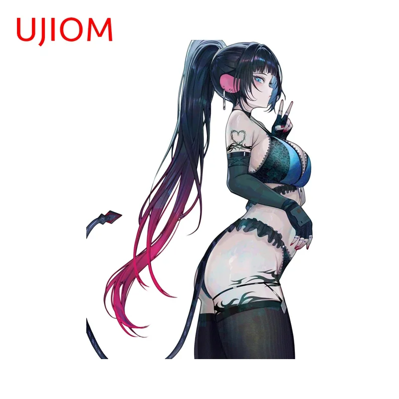 UJIOM Jane Doe Zenless Zone Zero Wall Sticker Goth Waifu Smart Home Door Decals Occlusion Scratch Suitable For Smooth Surface