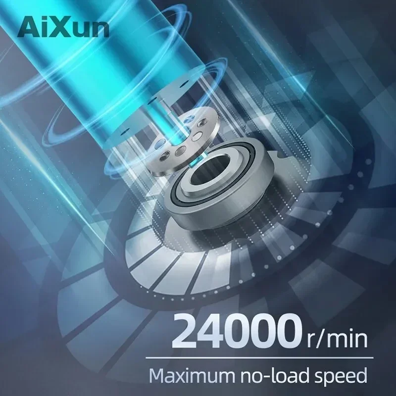 JC Aixun 2ND GEN Professional CPU Chip Grinding Machine Mobile Phone Motherboard Hard Disk IC LCD PCB Grinder Polishing Tool Set