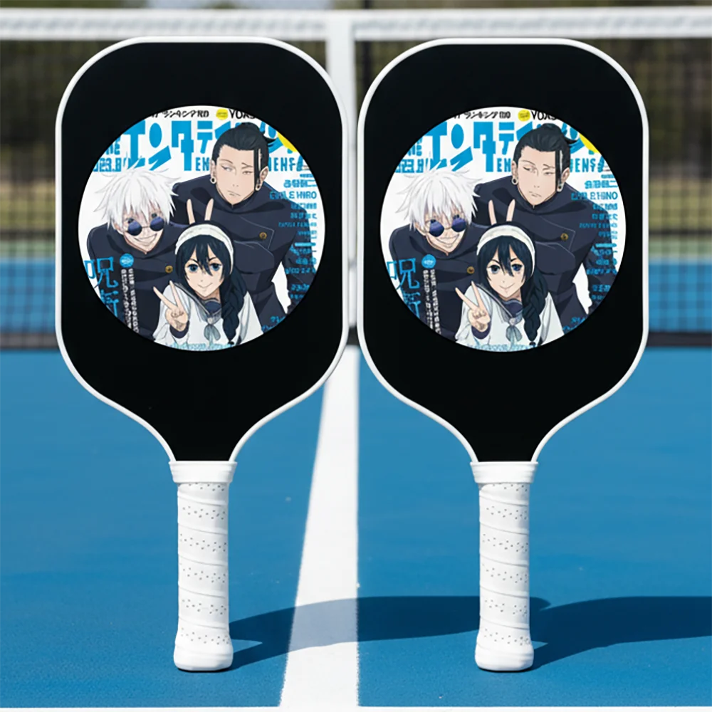 أنيمي Pickleball Paddle Geto Suguru Gojo- تتجه على مضارب TikTok والكربون والألياف الزجاجية - نيفيس/متقدم/احترافي