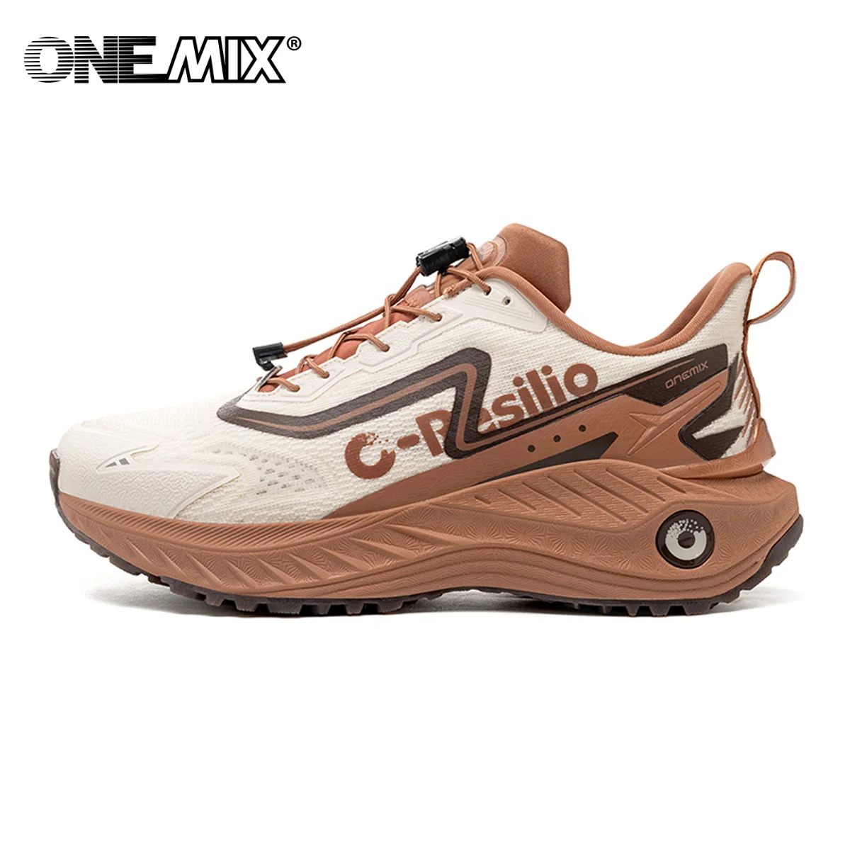 

ONEMIX Autumn Winter Light 0utdoor Shock Absorbable Lightweight Cross-country Running Shoes Men Non-slip Wear-resistant Climbing