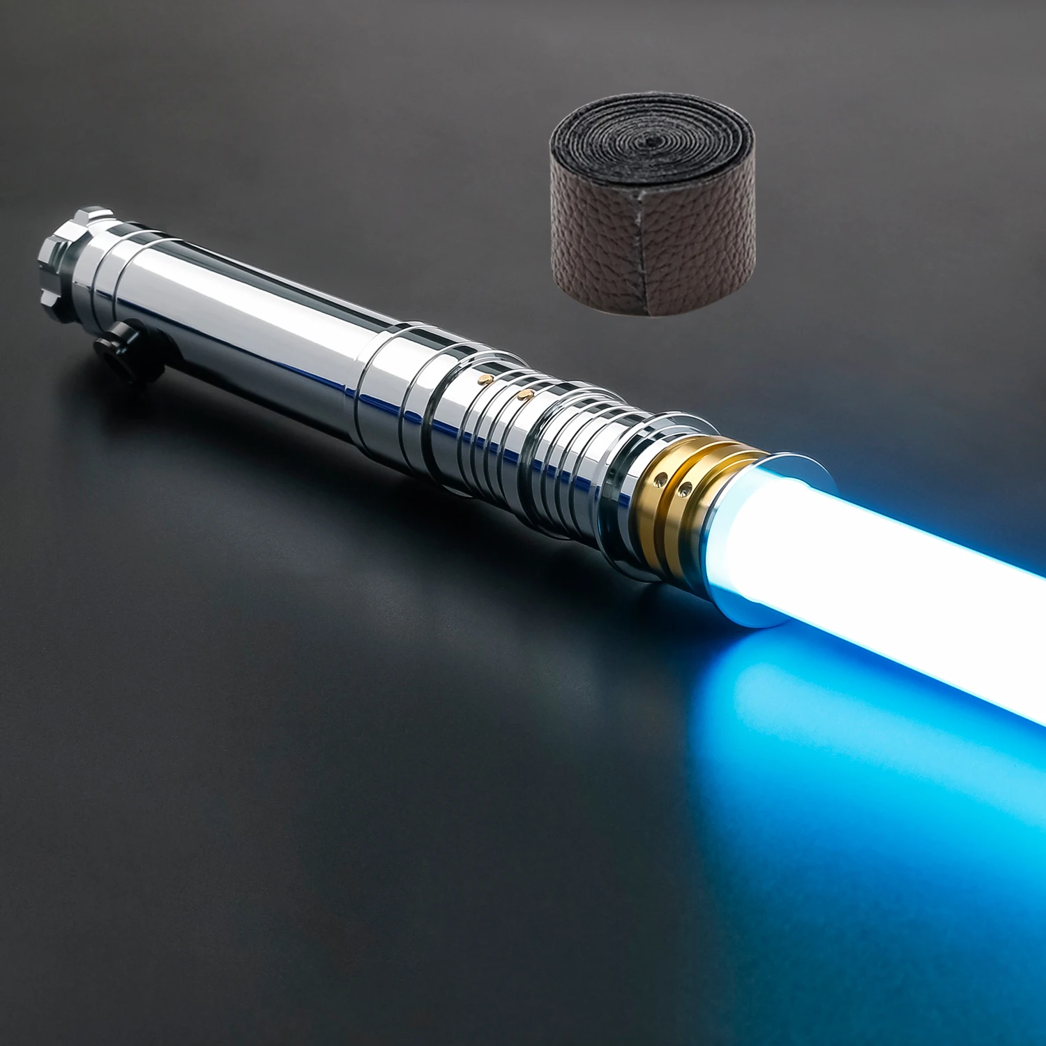 CrucQSAtextures-Sabre laser RVS Sith Revan avec poignée en métal, épée laser pixel RVB, 27 ensembles de polices sonores, cadeau cosplay, haute qualité