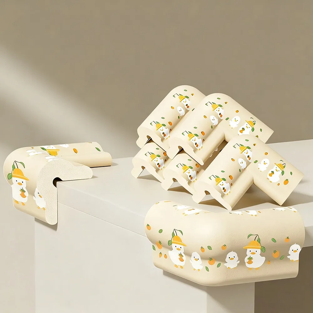

2m Desk Edge Guard Strip Baby Safety Duck Pattern Anti Collision Cushion Self Adhesive Thickend Wall Corner Protector