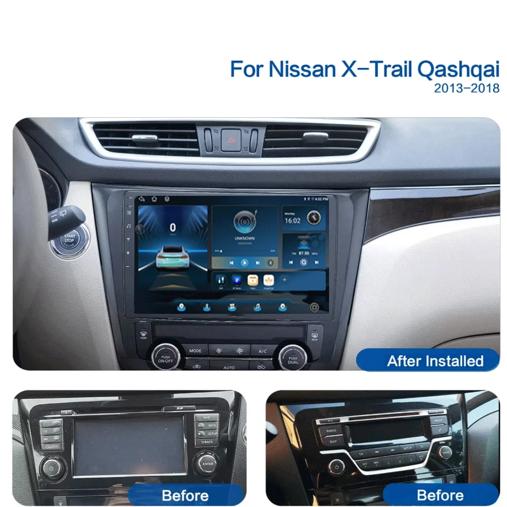 Car Radio Android 16 For Nissan X-Trail Xtrail X Trail 3 T32 2013 2014 2015 2016 2017 Navigation GPS Multimedia Player BT Stereo