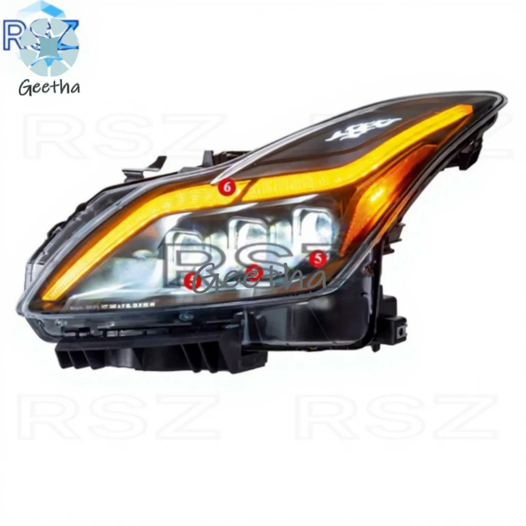 For G25 LED Lamp for 2007 2013 2018 Infinite G35 G37 Sedan Coupe Infiniti Modified Headlight Triple Beam Lens Led Headla
