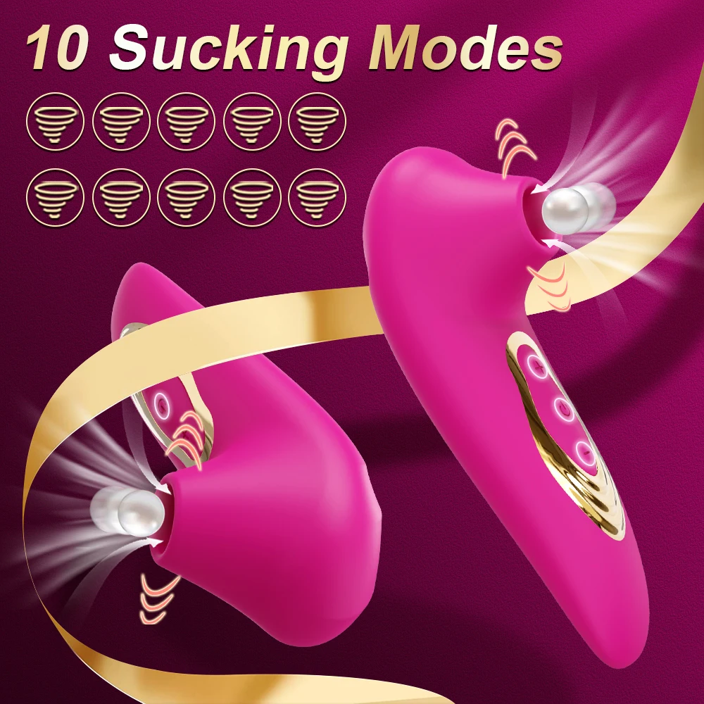 Sucker Clitoris Powerful Sucking Vibrator Female Clit Nipple Oral Vacuum Stimulator Massager  Toys s Goods for Women