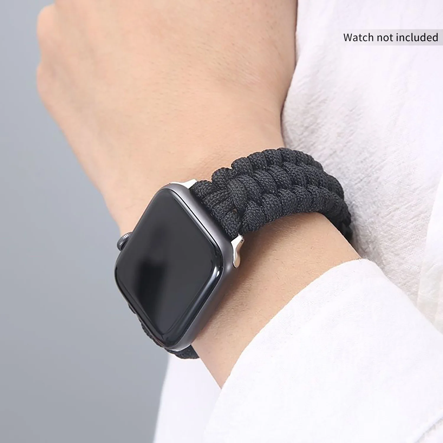 مظلة خارجية حبل الفرقة لساعة أبل 49 مللي متر 46 مللي متر 45 مللي متر 44/42/41/40 مللي متر حزام iWatch Ultra 2/3 SE 11 10 9 8 7 6 5 4 سوار