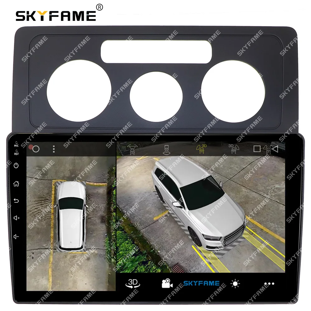 SKYFAME إطار السيارة فآسيا محول Canbus صندوق فك أندرويد راديو داش تركيب لوحة عدة لفولكس واجن العلبة 2K 3
