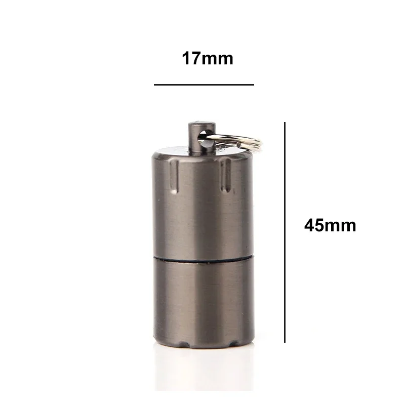 New portable kerosene metal grinding wheel lighter creative mini keychain integrated multifunctional use