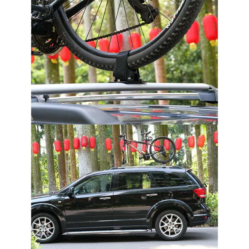 Bicycle Car Racks Rear Suction Cup Aluminum Alloy Bicycle Rear Wheel Roof Rack Mount Bike Roof Racks Cycling Accessories