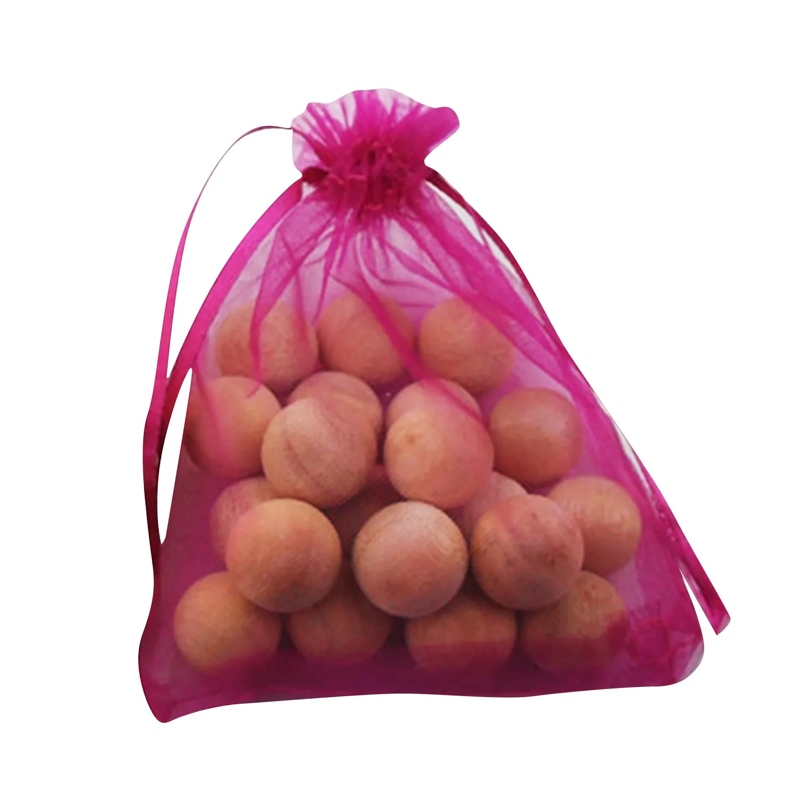 20/40/60pcs Natural Cedar Wood Balls Camphor Wood Balls Moth Repellent for Drawers Storage Boxes Odor-proof Moisture-Proof Bars