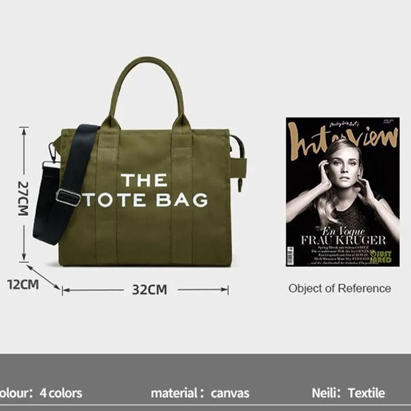 New Women's Bags Luxury DesignerBag Tote Women Handbags LetterShoulder Bags Canvas shopper PursesCrossbody Bags for Women Clutch