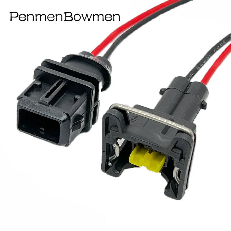 1 Pc 2 Pin Car Water Temperature Sensor Fuel Injector Ignition Coil Plug Waterproof Connector Wiring Harness 368354-1 1928402448