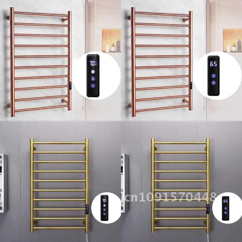 500*800*120(mm) Electric Towel Rack 304 Stainless Steel 50°C+5 Constant Temperature Fast Heat Drying Bath Towel Bar 110V/220V