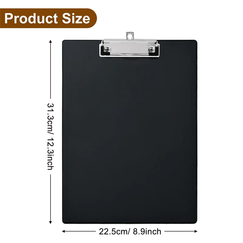 Latest Plastic Clipboards, (Set Of 5) Clipboard With Low Profile Clip, 8.9 X 12.3 Inch Clip Boards For Office, School