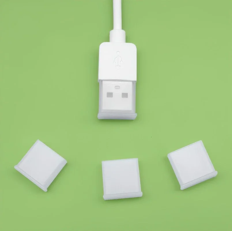 1-10Pcs Universal Dust Plug Protection Cap for USB A Port Male Data Cable Charging Port Protector Cover for USB Port Flash Disk