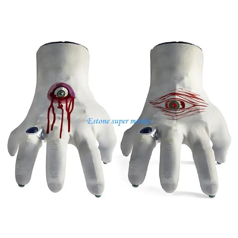 

090B Gag Gift for Adults Halloween Death Claw with Bleeding Eye Kids Party Favor Creative Supplies