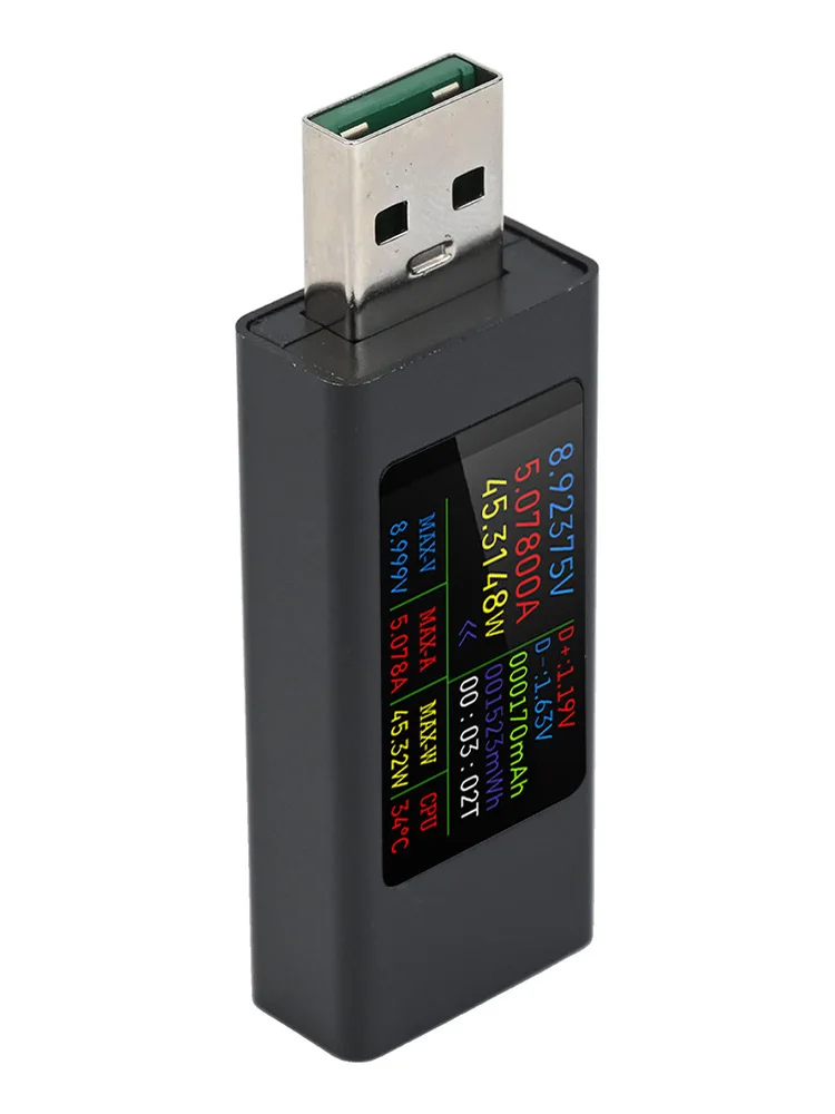 For Tablets For Power Banks Mobile Charging USB Tester Power Testing 13.7g 6.5a Current Testing Device Usb Tester
