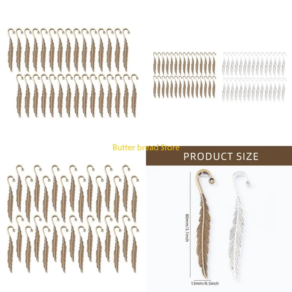 w89c-30-pecas-marcadores-gancho-vintage-gancho-cabelo-marcadores-pagina-metal-com-penas