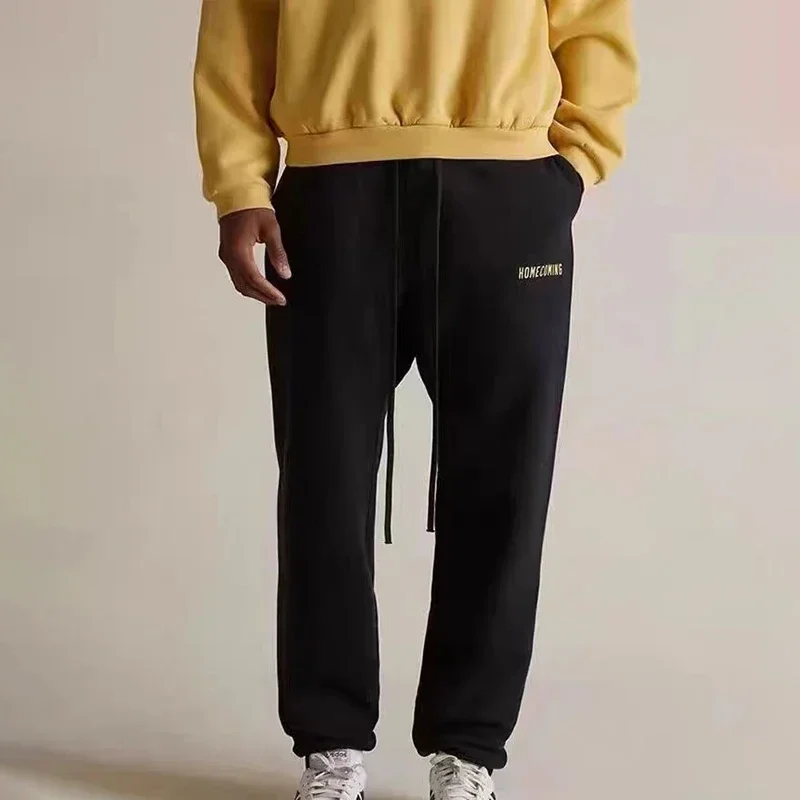 

Новые мужские повседневные брюки люксового бренда FW24, дизайнерские брендовые спортивные штаны с буквенным логотипом