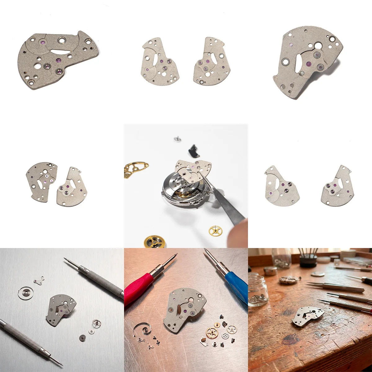 Watch accessories Japan 46941 Upper splint 46943 Mechanical movement upper clamp  original disassembly parts
