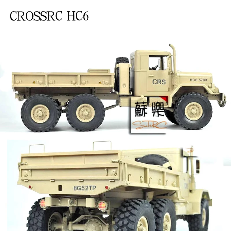 Crossrc Hc6 American M35 Hardshell Army Card Rc Electric Model Car Climbing Bike Off-road Two-speed Brush Boy Adult Toy Gift Box