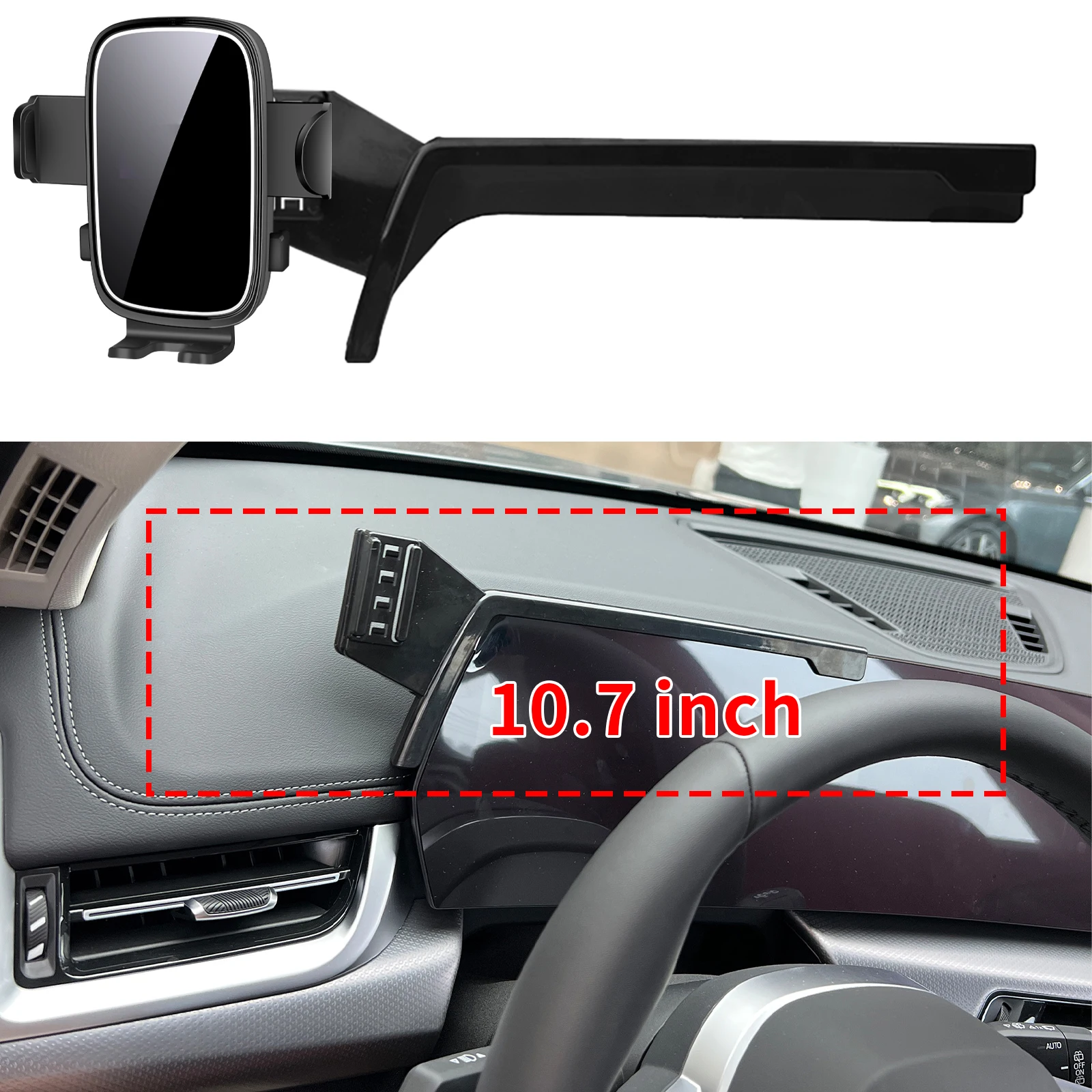 for BWW 2 Series 2023-2026 2er 218i Active Tourer 120d Custom Fit Phone Holder Mount Dashboard Screen Base No Drill accessoires