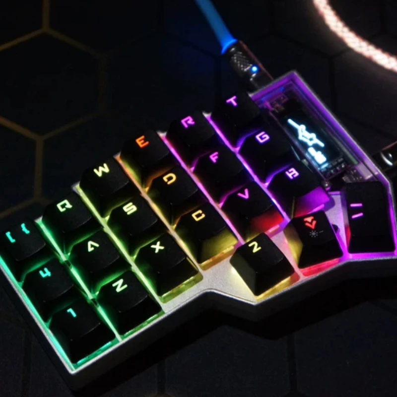 Corne Joystick Split Keyboard Kit Customized Upgraded Version 3D Resin Shell Hot Swap Qmk-vial E-sports Gaming Office Keyboard