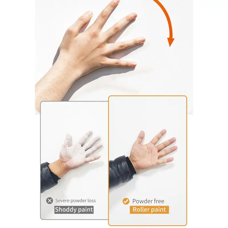 Cepillo de pared de rodillo pequeño portátil, herramienta de reparación de pared de diseño integrado para sala de juegos, 2 en 1