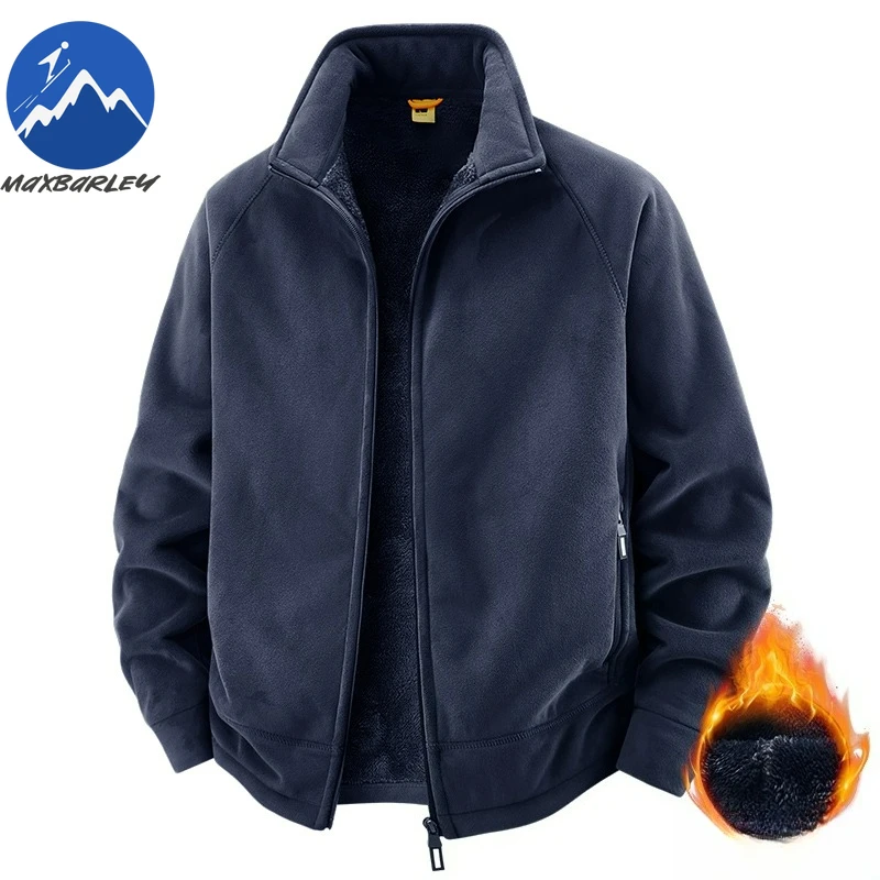 Maxbarley Luxury Men Jacket Fashion Stand Collar Business Casual Windproof Coat Outdoor Office Windproof Autumn Winter Garment