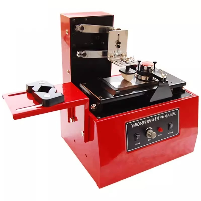 M600B Automatic Production Date Coding Machine Food Bag Cosmetic Bottle Bottom Cover Ink Pad Printing Inkjet Printer