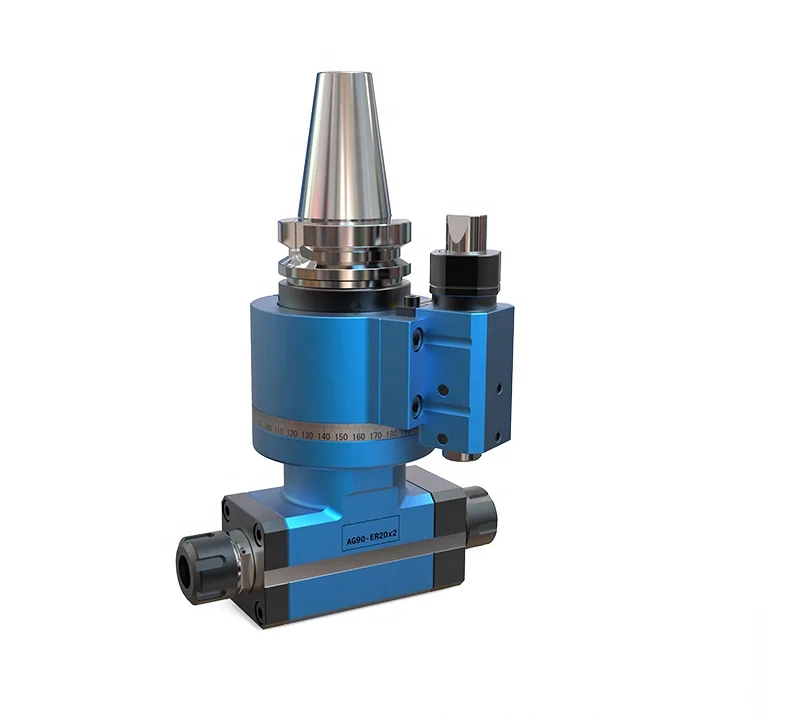 AG90-ER20x2  Machining Machine Accessories 90 Degree Bi-directional Angle Side Milling Head