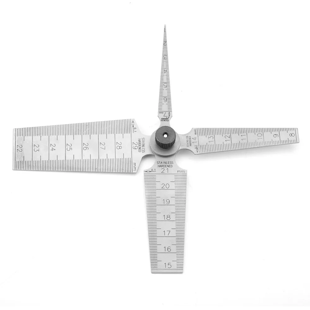 Stainless Steel​ ​Taper Gage​ ​High Precision​ ​Hole​ ​Feeler Gauge​ Clearance and Slot​ ​Wedge​ ​Inspection Tool​