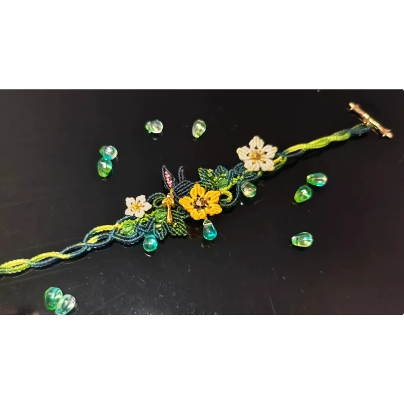 Tighnari Game-Themed Impression-Style Character-Themed Versatile Hand-knotted Bracelet Pendant Gift Collectibles