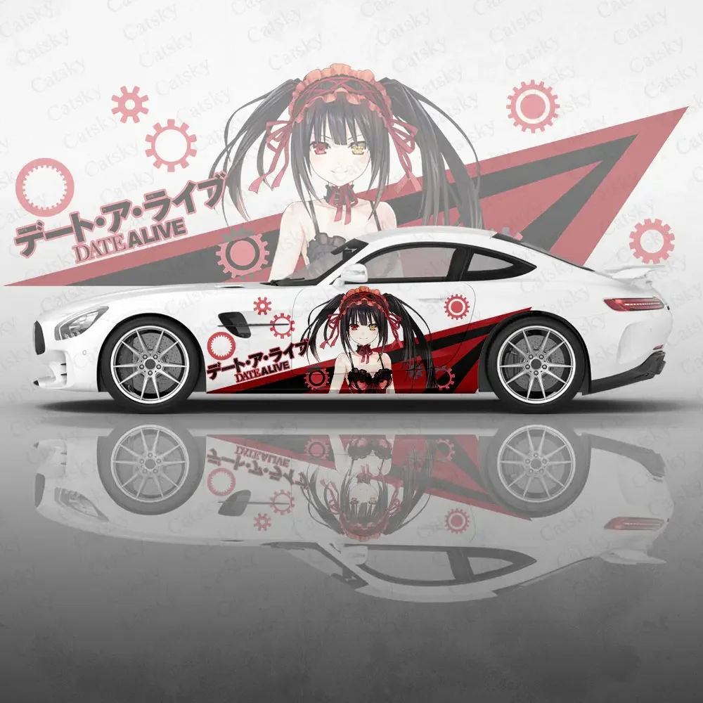 Date A Live Japanese Anime Car Wrap Protect Stickers Car Decal Creative Sticker Car Appearance Modification Decorative Sticker