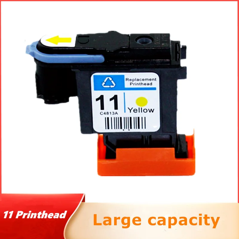 Print head yellow compatible for hp 11 replacement for hp11 printhead Designjet 70 100 110 500 510 C4810A C4811A C4812A C4813A