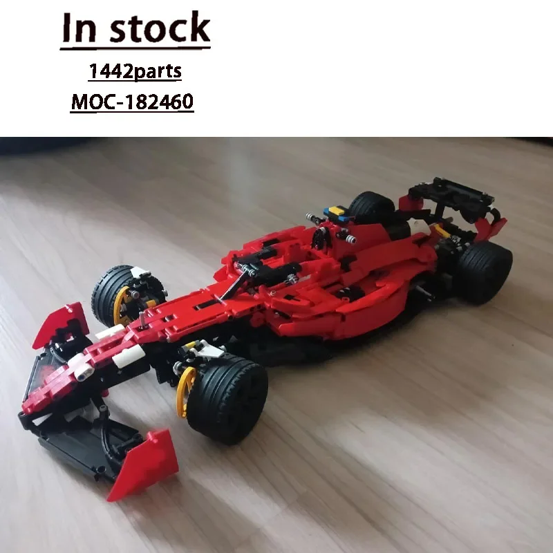 

MOC-182460 Formula SF-23 Racing Car Stitching Assembly Building Block Model 1442 Parts Boy Birthday Building Blocks Toy Gift