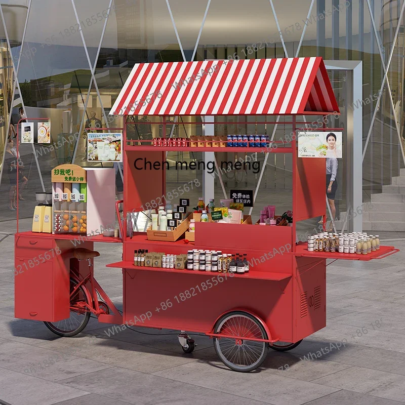 E153 Scenic commercial truck market exhibition promotional vehicle movable multi-functional stall snack truck