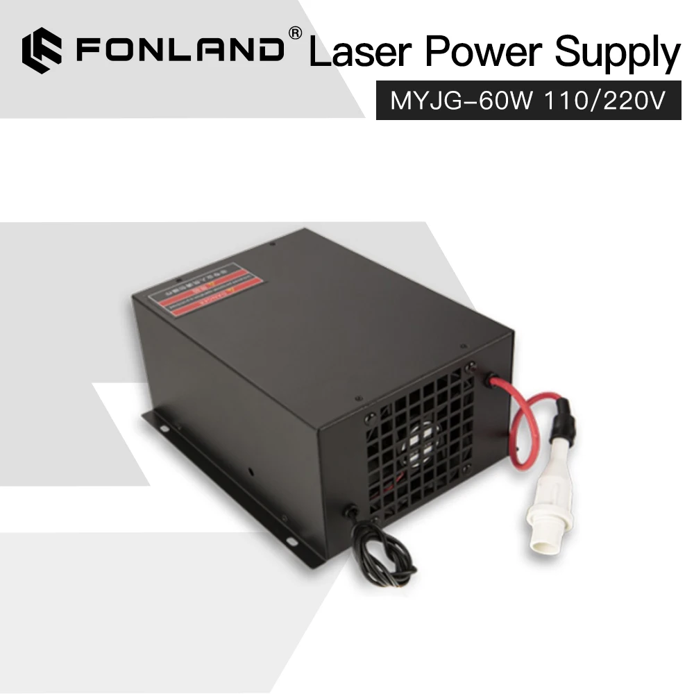 Imagem -05 - Fonte de Alimentação a Laser para Gravação e Máquina de Corte Tubo Laser Co2 Myjg60w 110v 220v Reci Yongli Transporte Rápido 60w