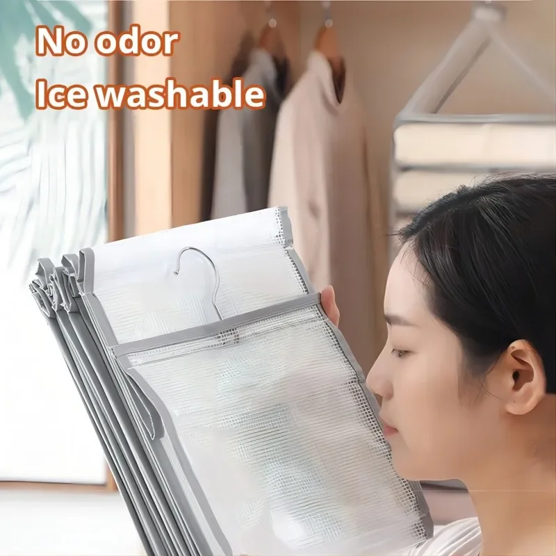 1pc Wardrobe Hanging Storage Bag Cabinet Organizer For Pants Socks T-Shirt Underwear Organizer Hanging Closet Organizer